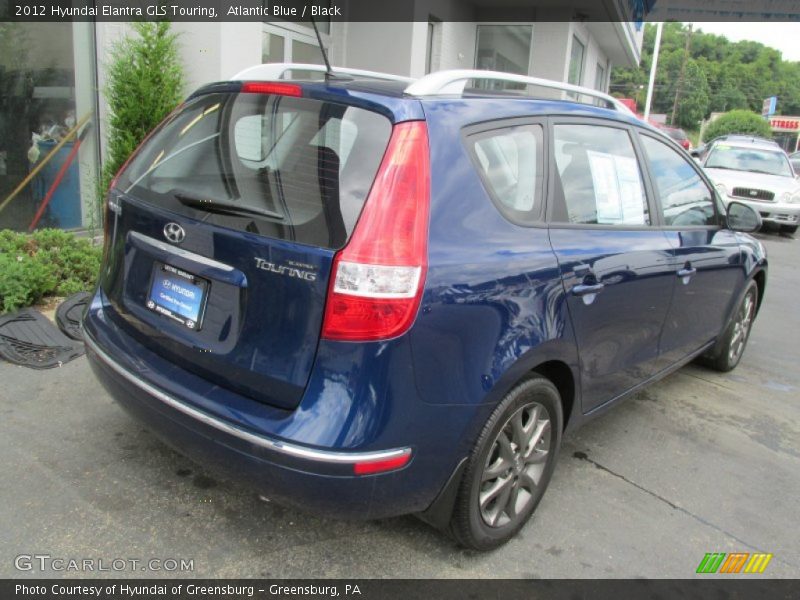 Atlantic Blue / Black 2012 Hyundai Elantra GLS Touring