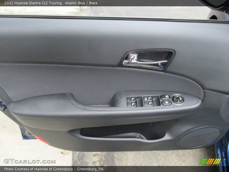 Atlantic Blue / Black 2012 Hyundai Elantra GLS Touring