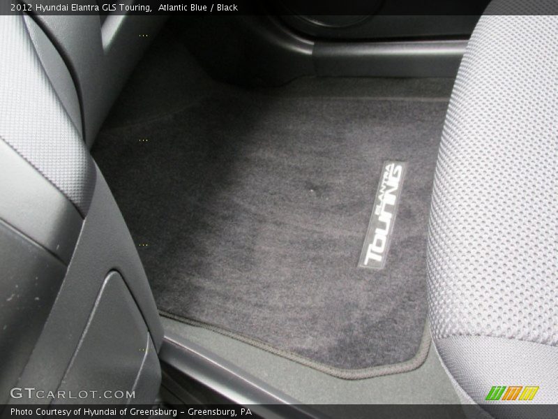 Atlantic Blue / Black 2012 Hyundai Elantra GLS Touring