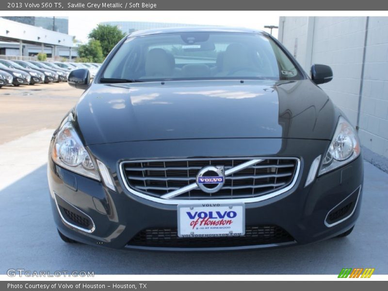 Saville Grey Metallic / Soft Beige 2013 Volvo S60 T5