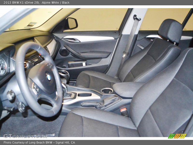 Alpine White / Black 2013 BMW X1 sDrive 28i