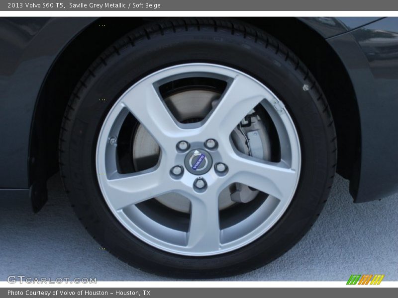 Saville Grey Metallic / Soft Beige 2013 Volvo S60 T5