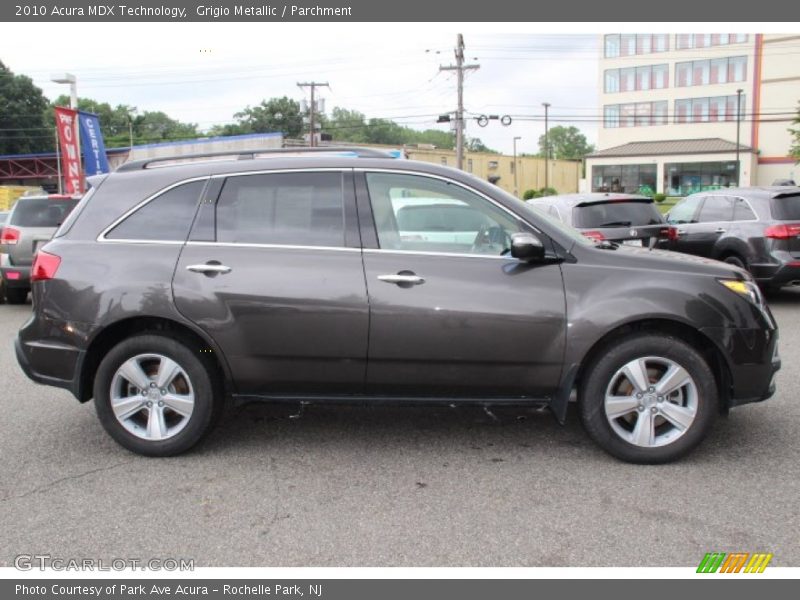 Grigio Metallic / Parchment 2010 Acura MDX Technology