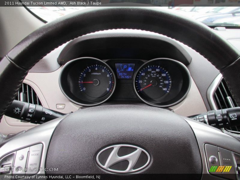 Ash Black / Taupe 2011 Hyundai Tucson Limited AWD