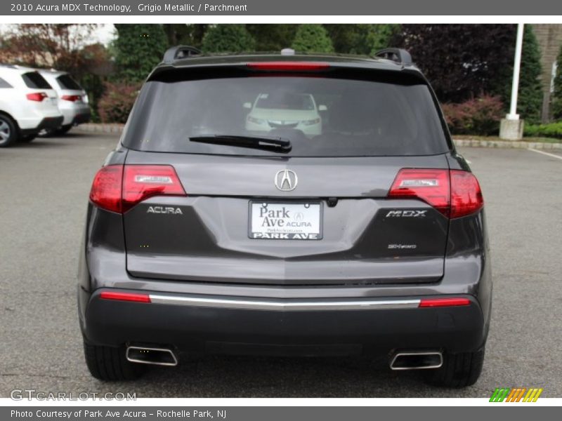 Grigio Metallic / Parchment 2010 Acura MDX Technology