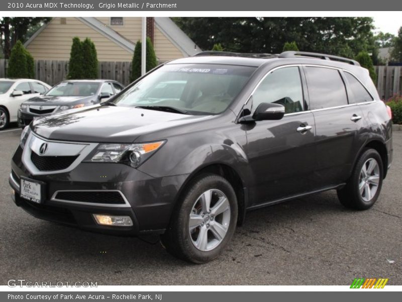 Grigio Metallic / Parchment 2010 Acura MDX Technology