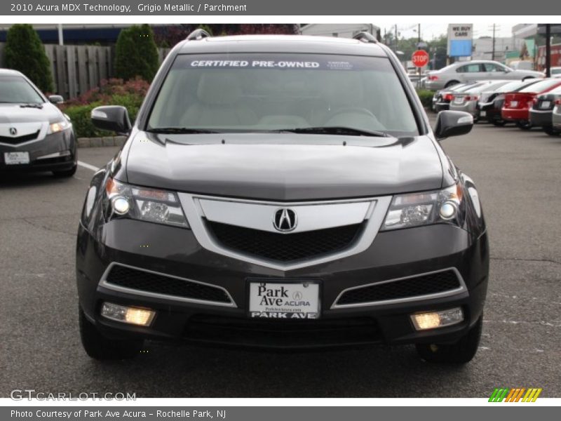 Grigio Metallic / Parchment 2010 Acura MDX Technology