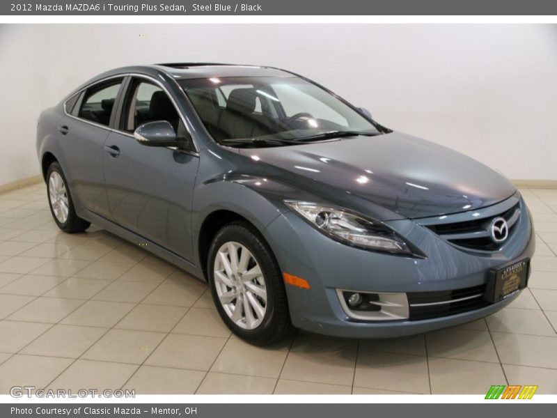 Steel Blue / Black 2012 Mazda MAZDA6 i Touring Plus Sedan