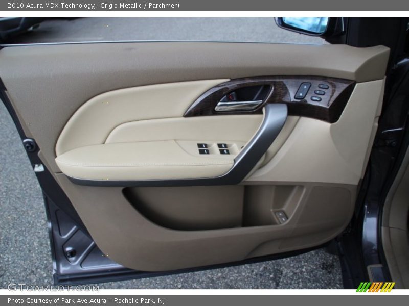Grigio Metallic / Parchment 2010 Acura MDX Technology