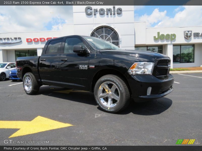 Black / Black/Diesel Gray 2013 Ram 1500 Express Crew Cab 4x4