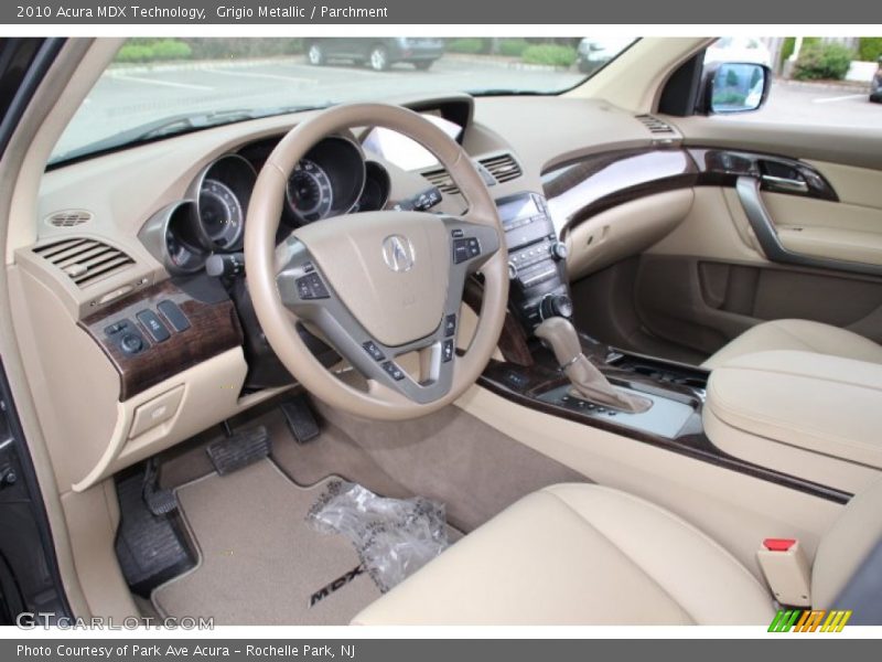 Grigio Metallic / Parchment 2010 Acura MDX Technology