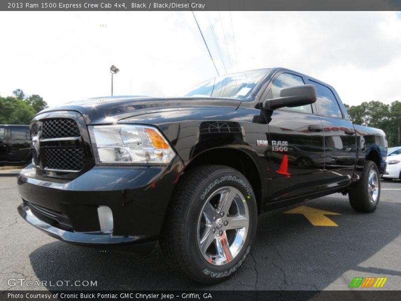 Black / Black/Diesel Gray 2013 Ram 1500 Express Crew Cab 4x4