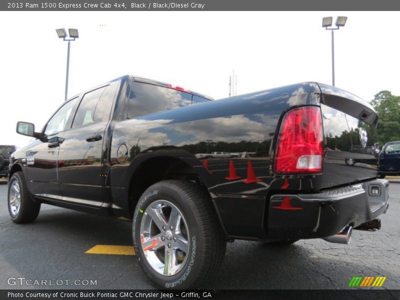 Black / Black/Diesel Gray 2013 Ram 1500 Express Crew Cab 4x4