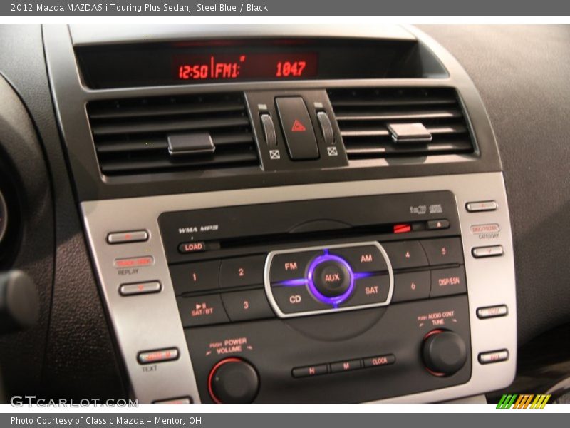 Steel Blue / Black 2012 Mazda MAZDA6 i Touring Plus Sedan