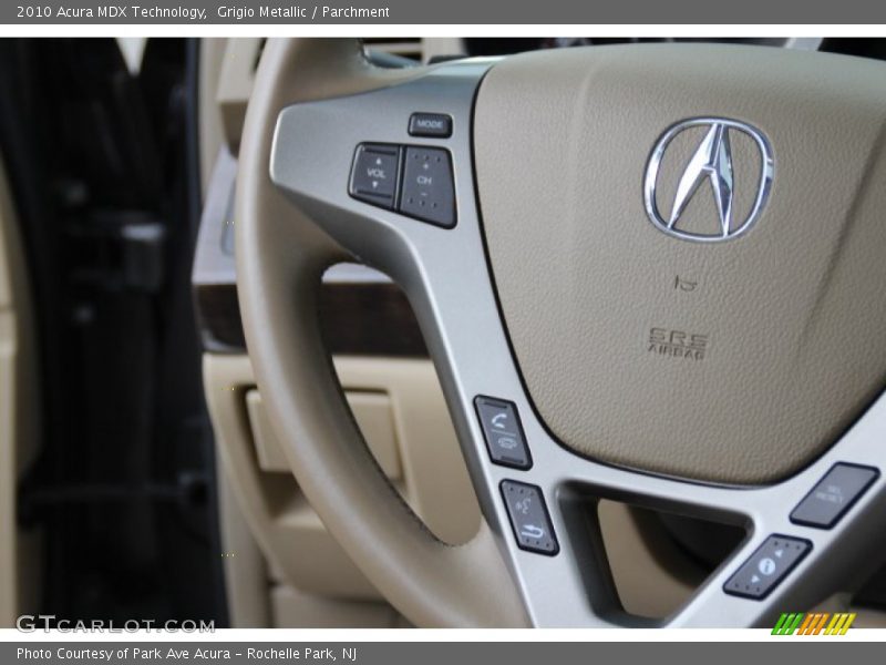 Grigio Metallic / Parchment 2010 Acura MDX Technology