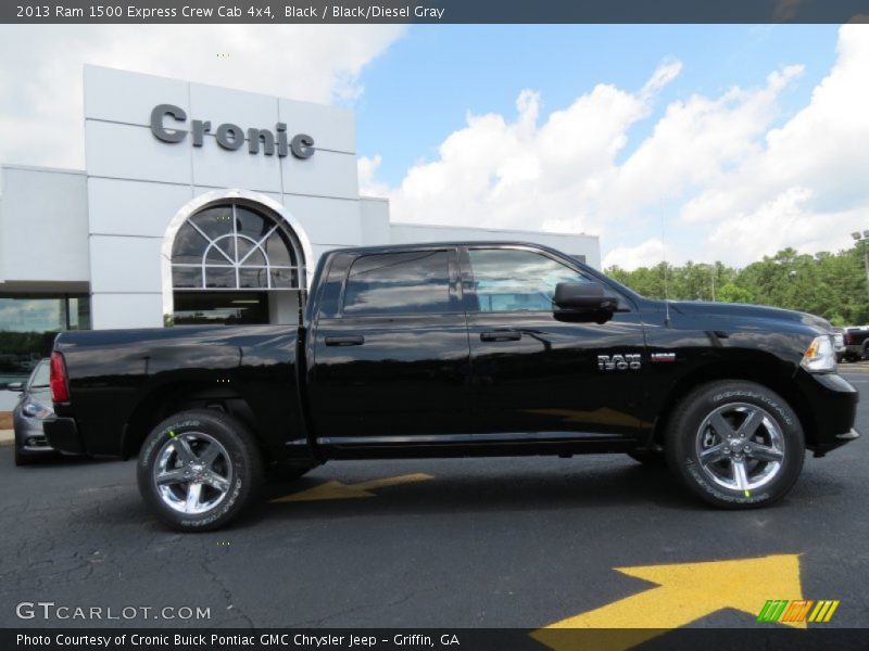 Black / Black/Diesel Gray 2013 Ram 1500 Express Crew Cab 4x4
