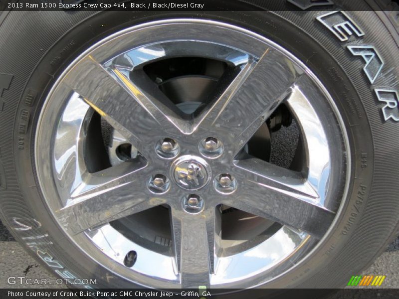 Black / Black/Diesel Gray 2013 Ram 1500 Express Crew Cab 4x4