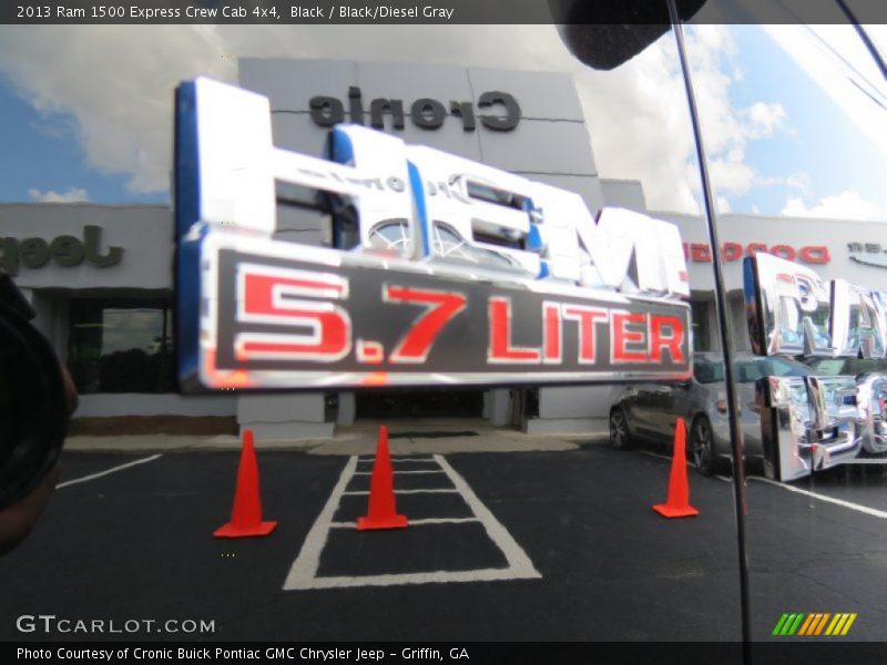 Black / Black/Diesel Gray 2013 Ram 1500 Express Crew Cab 4x4