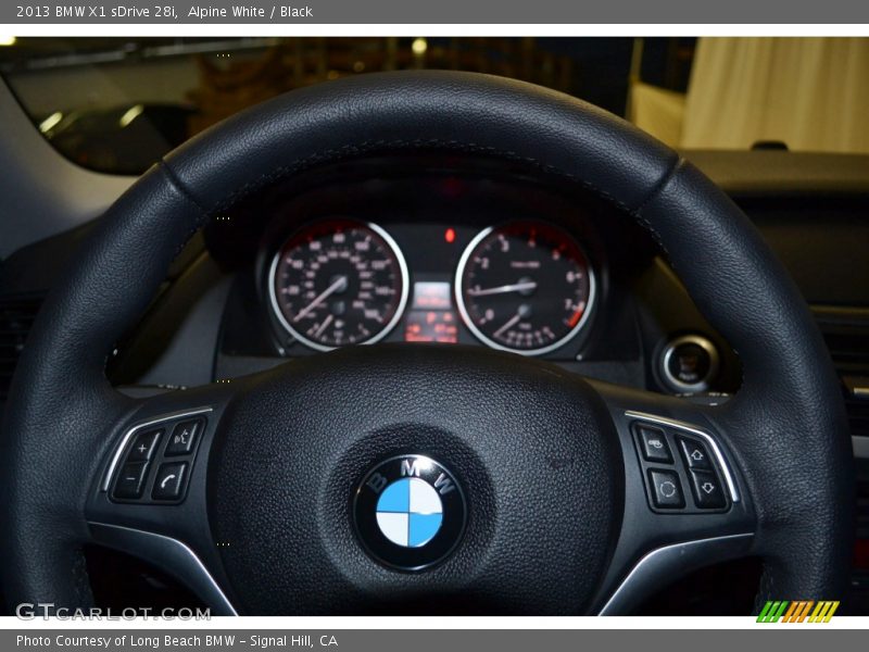 Alpine White / Black 2013 BMW X1 sDrive 28i