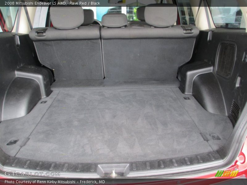 Rave Red / Black 2008 Mitsubishi Endeavor LS AWD