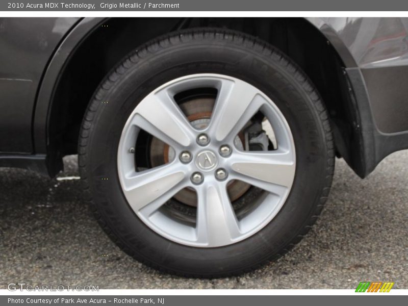 Grigio Metallic / Parchment 2010 Acura MDX Technology