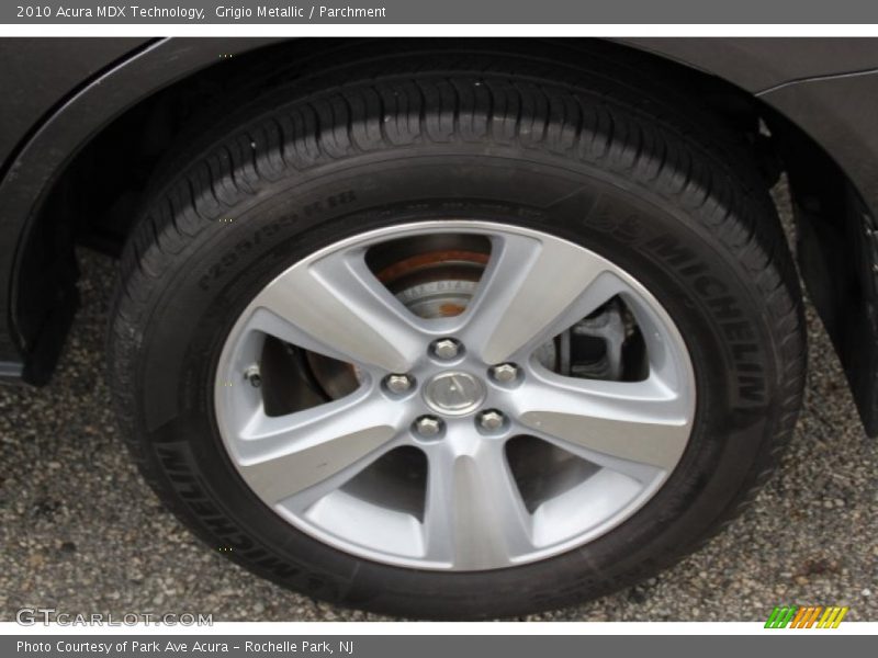 Grigio Metallic / Parchment 2010 Acura MDX Technology