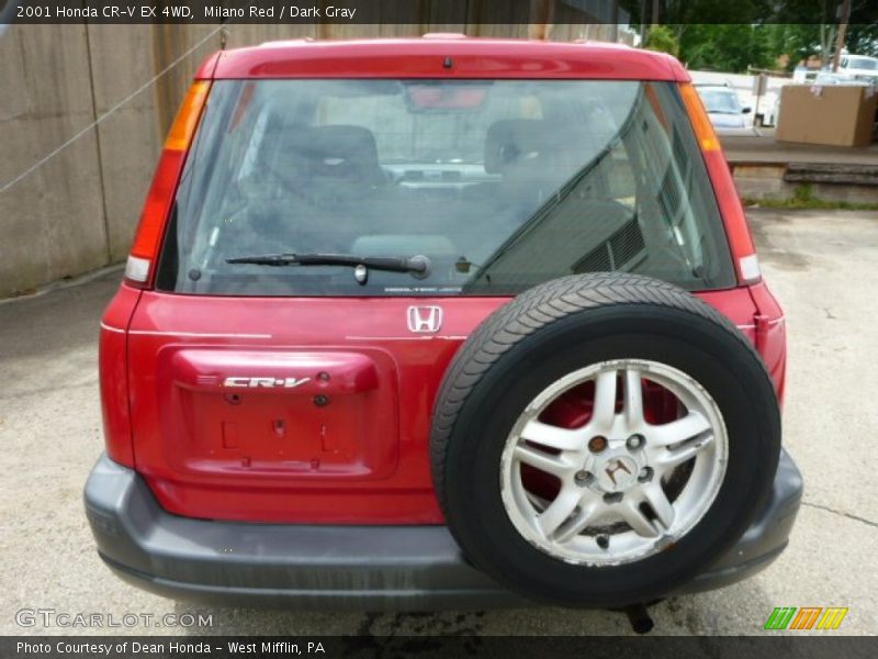 Milano Red / Dark Gray 2001 Honda CR-V EX 4WD