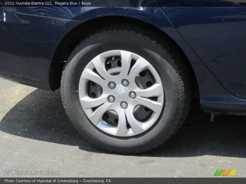 Regatta Blue / Beige 2010 Hyundai Elantra GLS