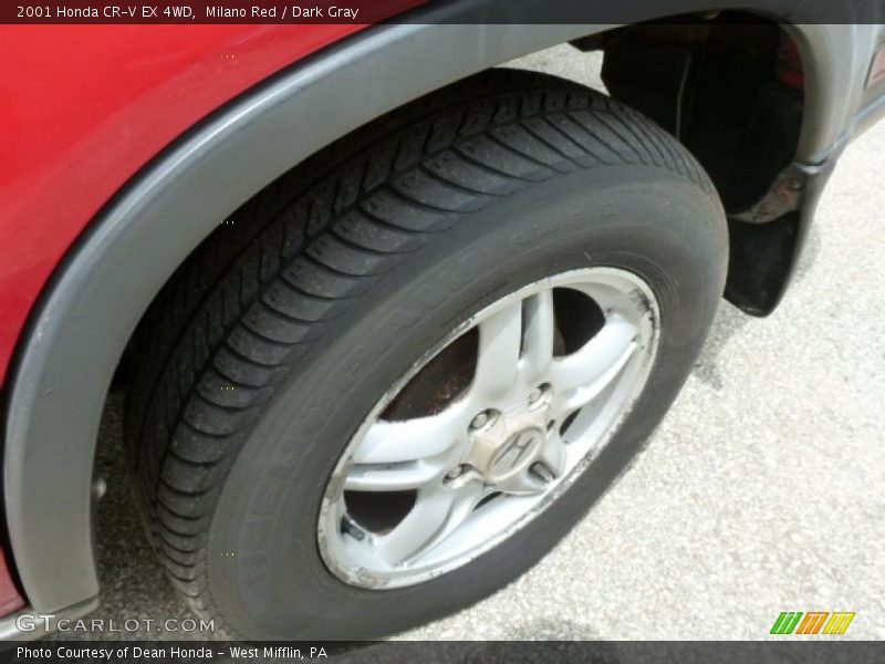 Milano Red / Dark Gray 2001 Honda CR-V EX 4WD