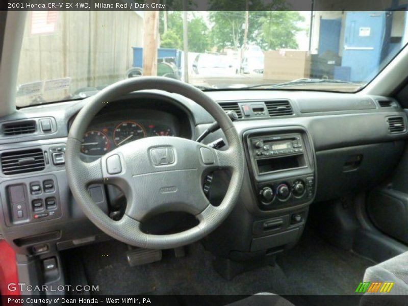 Milano Red / Dark Gray 2001 Honda CR-V EX 4WD