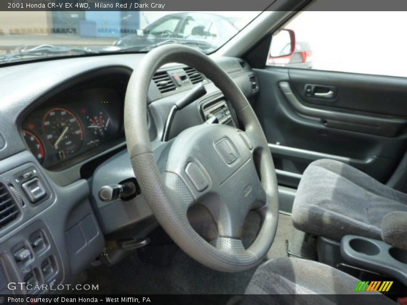 Milano Red / Dark Gray 2001 Honda CR-V EX 4WD