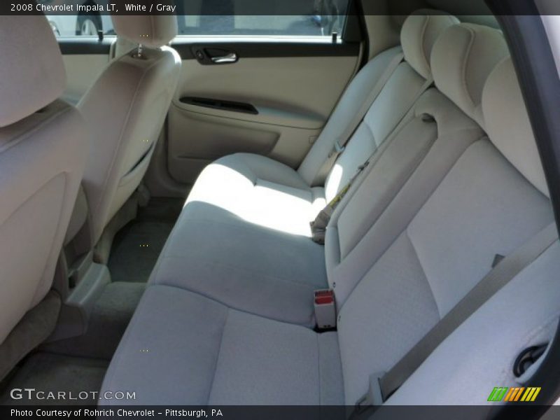 White / Gray 2008 Chevrolet Impala LT