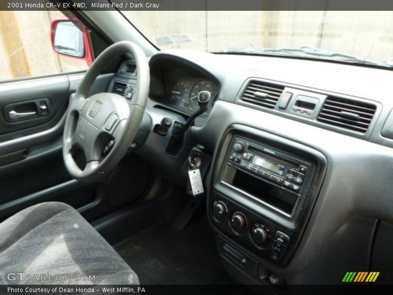 Milano Red / Dark Gray 2001 Honda CR-V EX 4WD