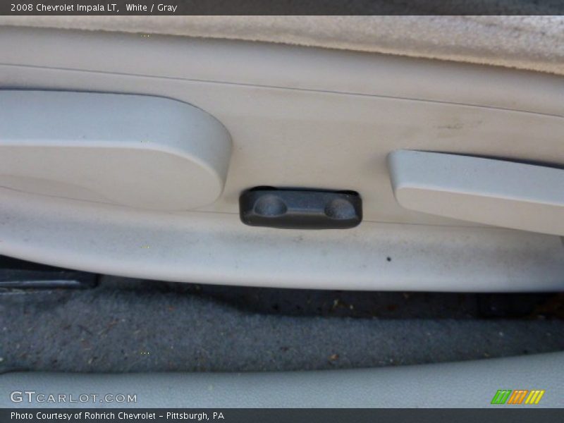 White / Gray 2008 Chevrolet Impala LT