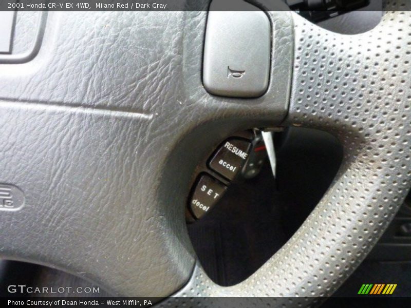 Milano Red / Dark Gray 2001 Honda CR-V EX 4WD