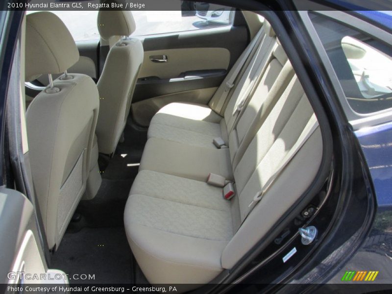 Regatta Blue / Beige 2010 Hyundai Elantra GLS