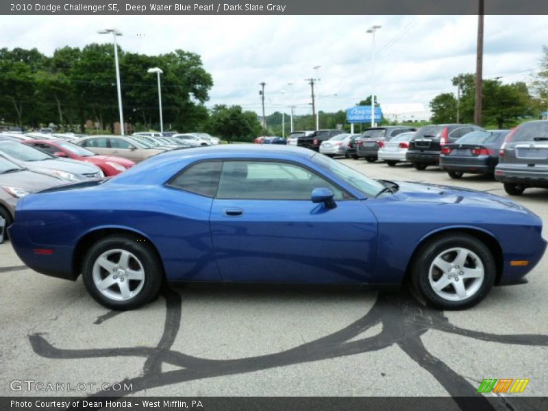 Deep Water Blue Pearl / Dark Slate Gray 2010 Dodge Challenger SE