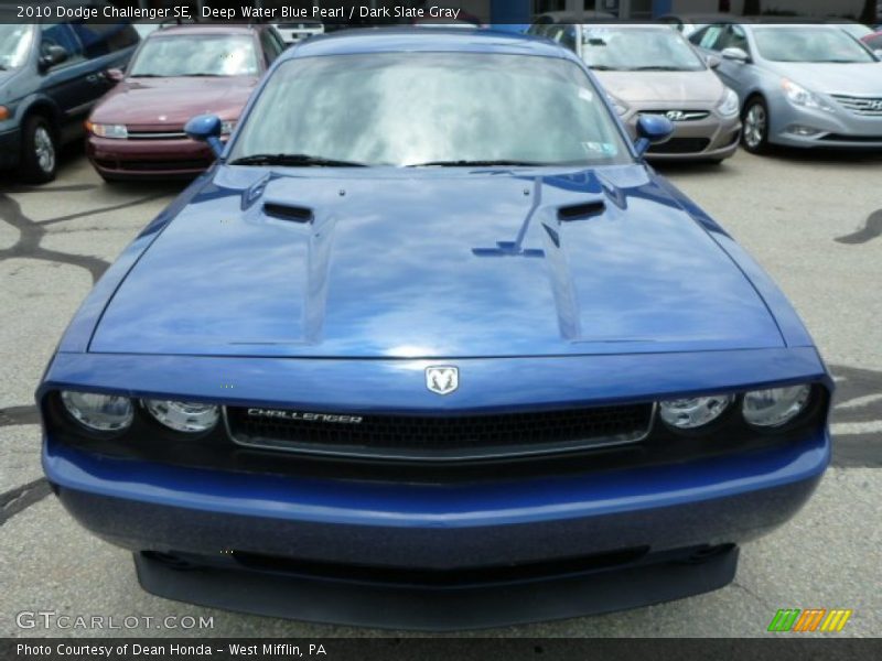 Deep Water Blue Pearl / Dark Slate Gray 2010 Dodge Challenger SE
