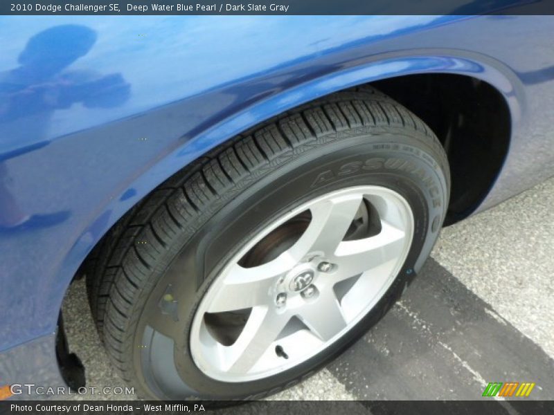 Deep Water Blue Pearl / Dark Slate Gray 2010 Dodge Challenger SE