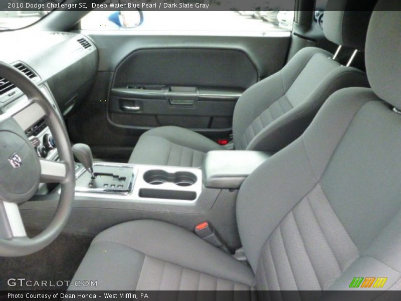 Deep Water Blue Pearl / Dark Slate Gray 2010 Dodge Challenger SE