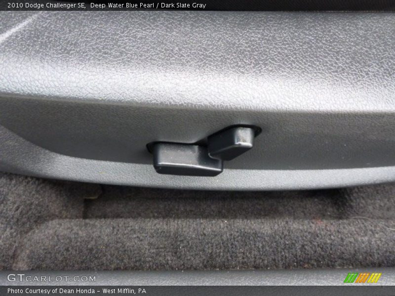 Deep Water Blue Pearl / Dark Slate Gray 2010 Dodge Challenger SE