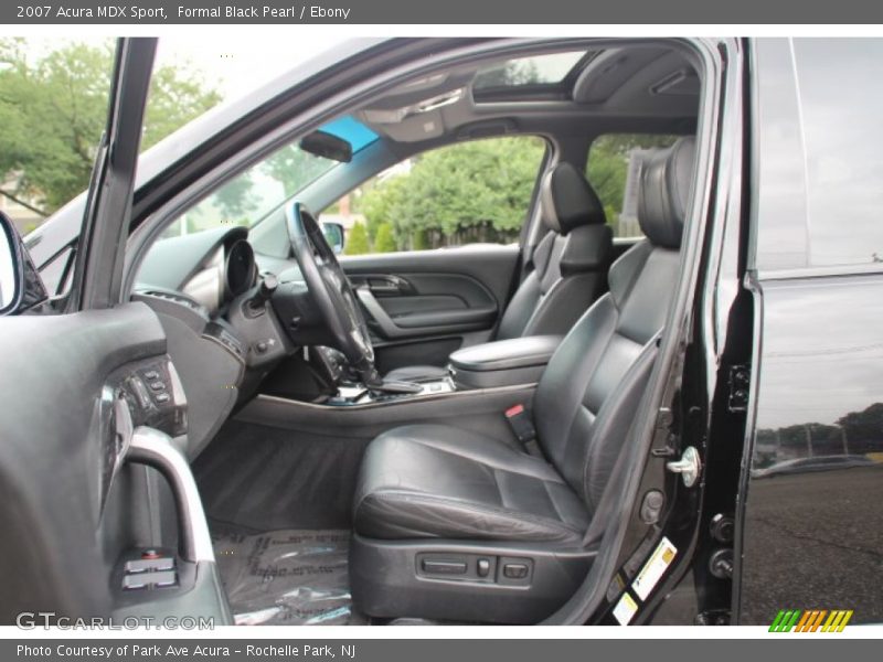Front Seat of 2007 MDX Sport