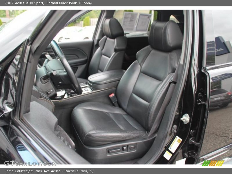 Front Seat of 2007 MDX Sport
