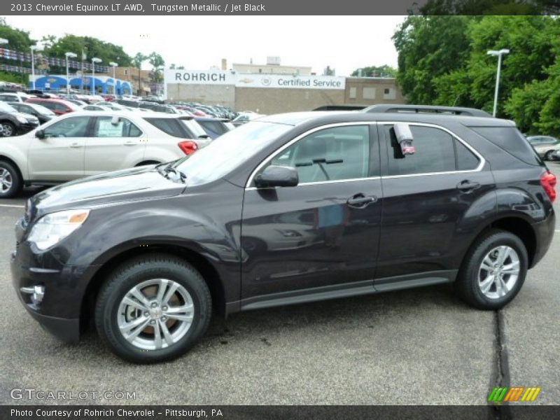 Tungsten Metallic / Jet Black 2013 Chevrolet Equinox LT AWD