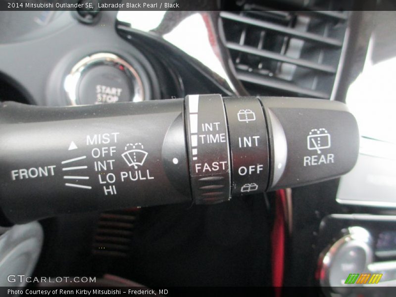 Controls of 2014 Outlander SE