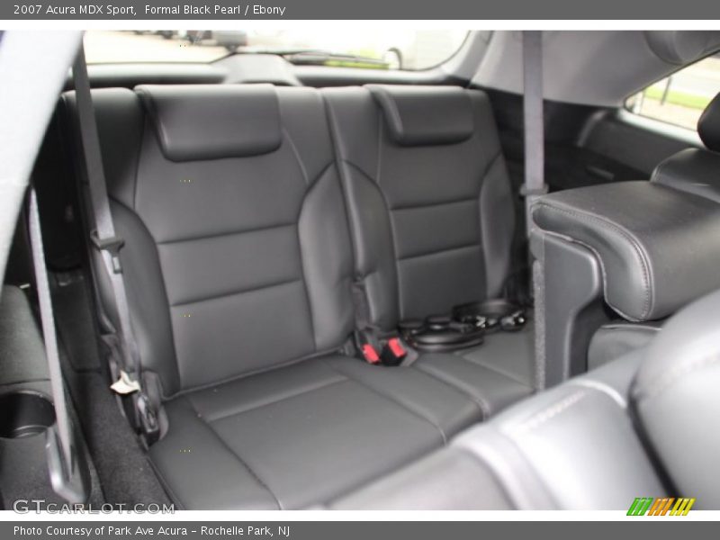 Rear Seat of 2007 MDX Sport