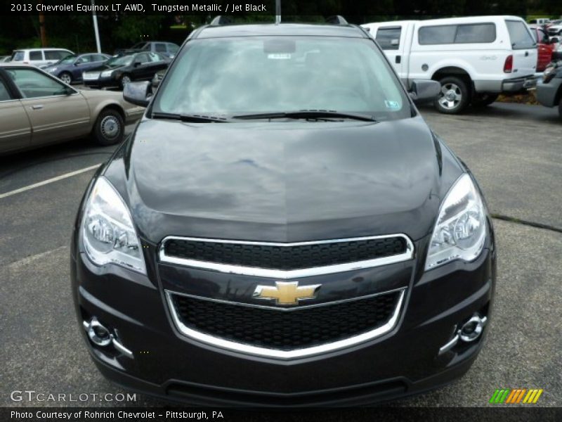 Tungsten Metallic / Jet Black 2013 Chevrolet Equinox LT AWD