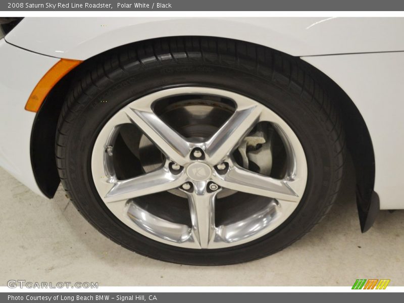Polar White / Black 2008 Saturn Sky Red Line Roadster
