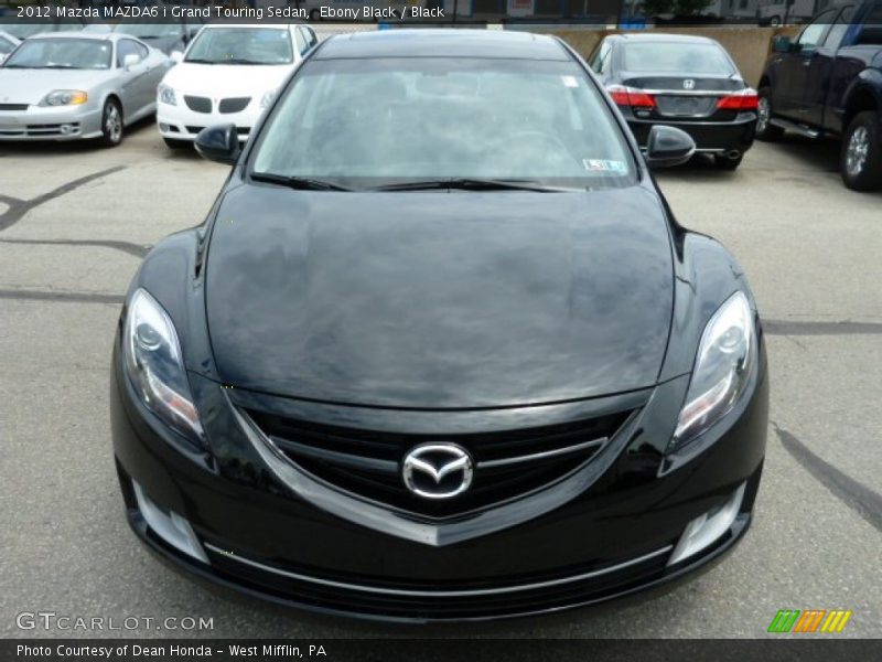 Ebony Black / Black 2012 Mazda MAZDA6 i Grand Touring Sedan