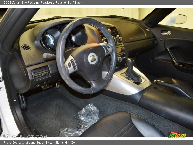 Polar White / Black 2008 Saturn Sky Red Line Roadster